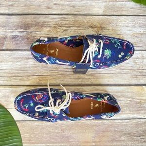 Polo Ralph Lauren Merton Tropical Boat Shoes